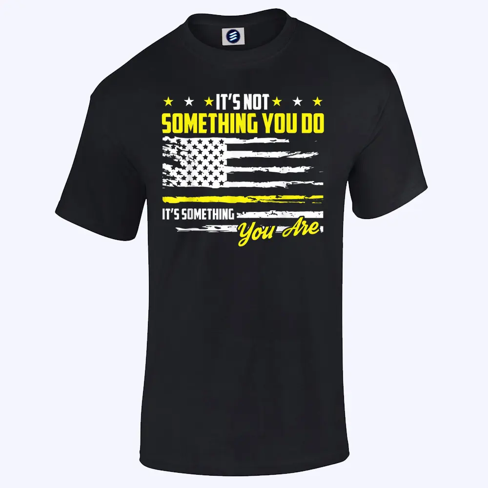 911 American Flag Dispatch-er Usa Thin Gold Line Operator T-Shirt, Gift for Christmas, Mother, Father