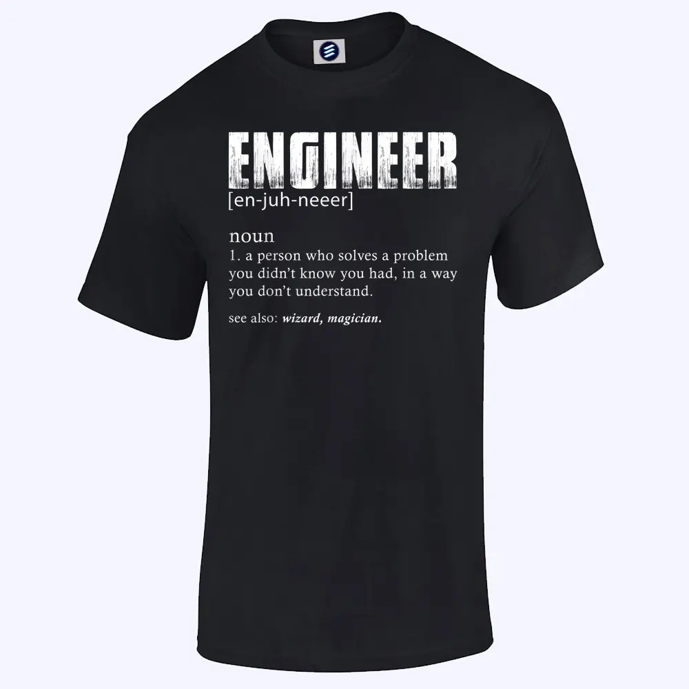 Engineer Definition Funny Engineering Gift Funny Engineer T-Shirt, Gift ...